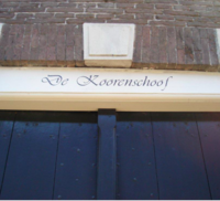 De Korenschoof was oorspronkelijk een graanpakhuis